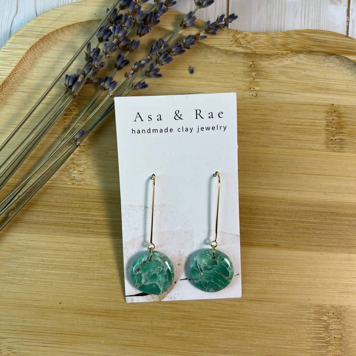 Asa&Rae - Wholesale Dangle Earrings - Circle Drop Dangle8