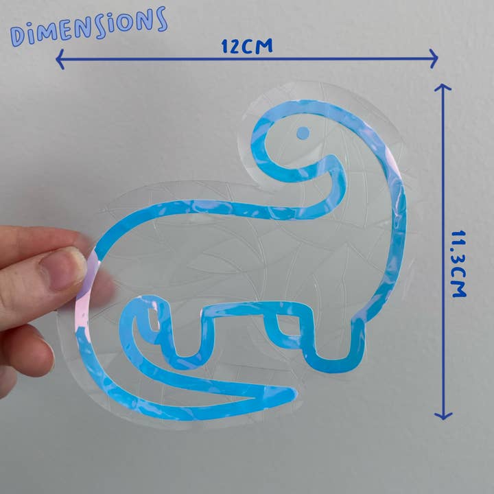 Poppodopolis – wholesale Suncatcher – Monty the Diplodocus Suncatcher2