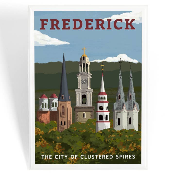 MAGNET Frederick, MD, Ciudad de torres agrupadas para venta al por mayor de Lantern Press