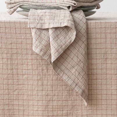 GERUIT GEWASSEN X1 SERVET NATUREL/BAKSTEEN voor wholesale door LinenMe