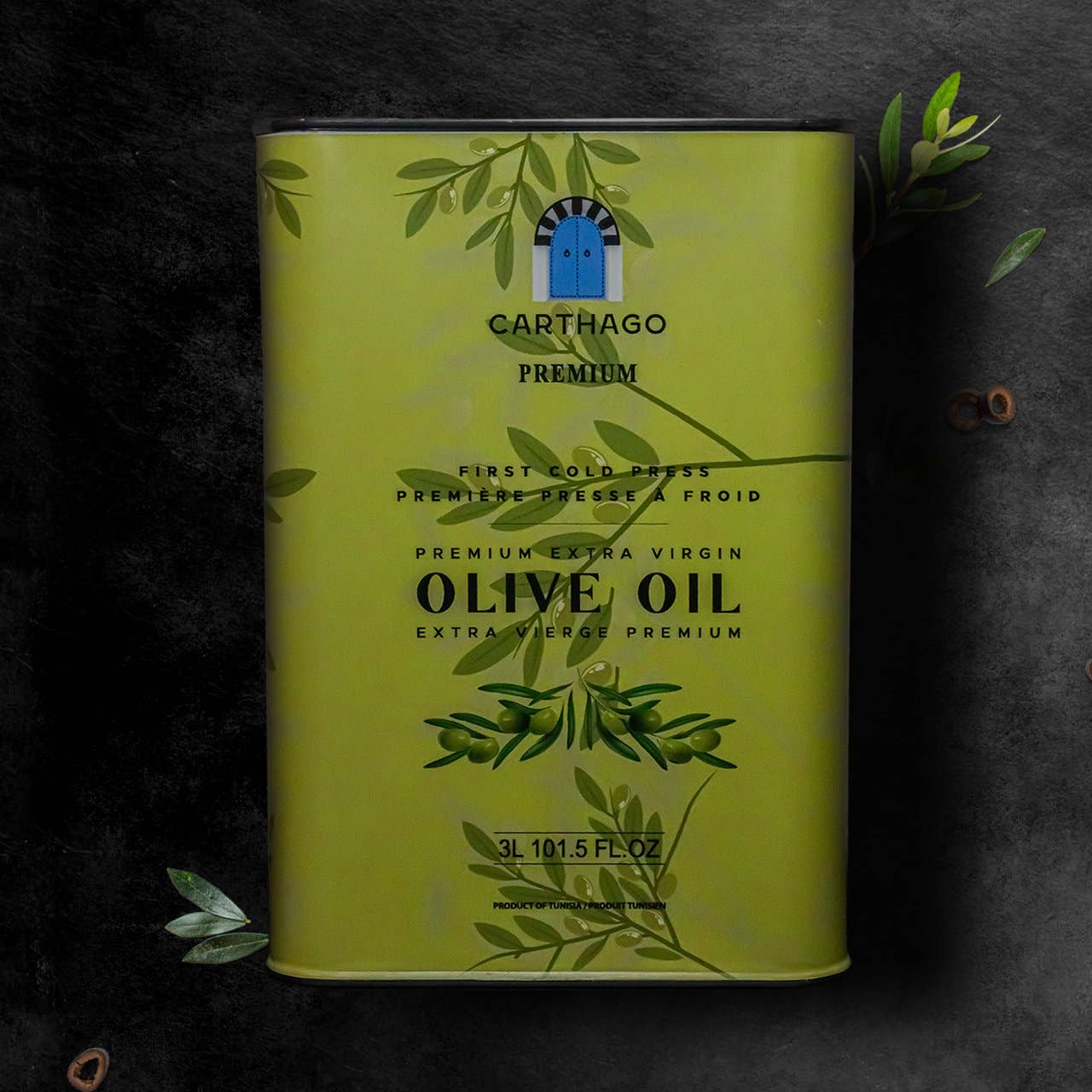 Carthago - Wholesale Olive Oil - Carthago Premium Extra-Virgin Olive Oil (3L x 4)