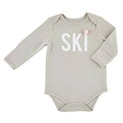 Stephan Baby by Creative Brands - Wholesale Bodysuit (Non-Footed) - Baby - Winter Wonderland LS Snapshirt-Ski2