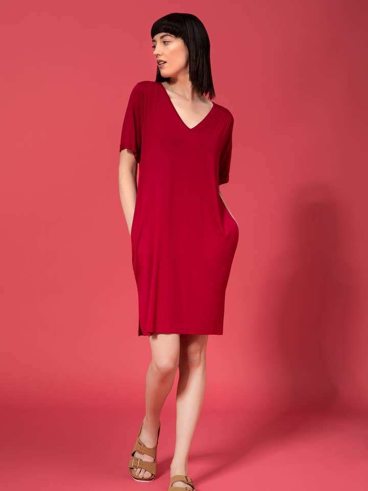 V-Neck Dress for wholesale by Caterina D