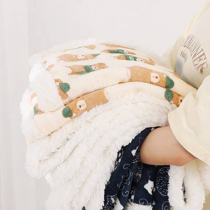 PAWPAWwholesale - Wholesale Pet Blanket - Cat/Dog - Cozy Double-Layer Cat blanket – Soft Sofa Mat_CWMM728310