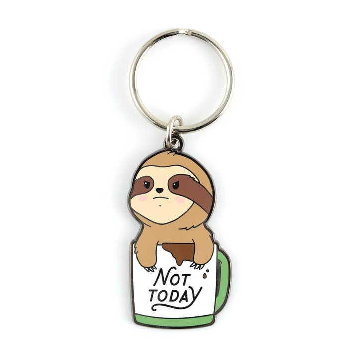 Sloth Mug Keychain for wholesale by LuxCups Creative