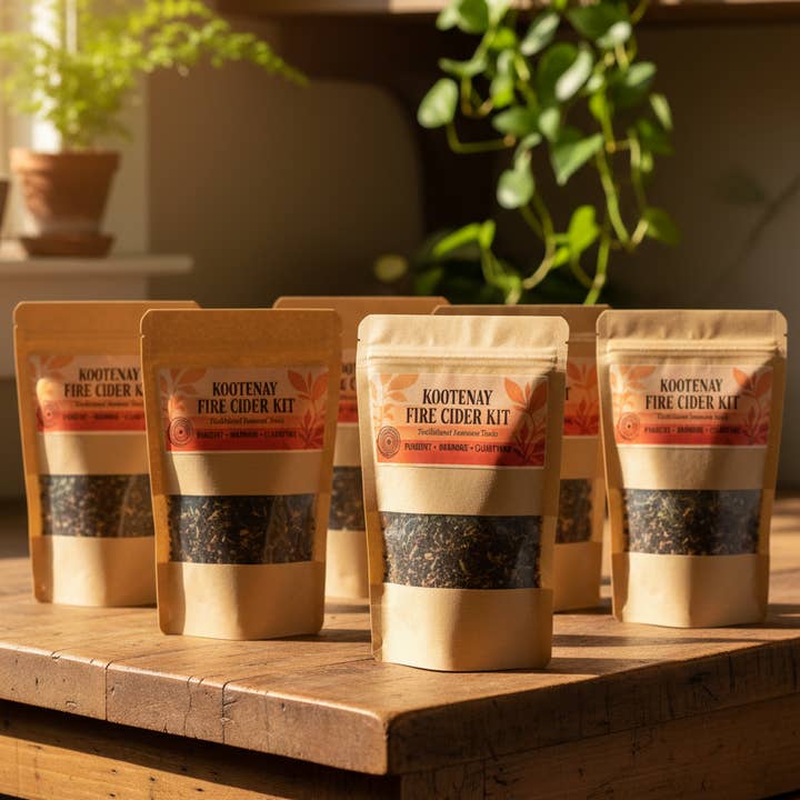Kit de Sidra de Fuego Kootenay para venta al por mayor de Kootenay Wildcrafting Co