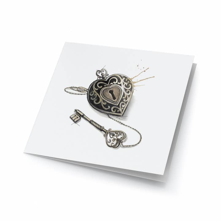 Grandes cartes d'art - Heart Lock pour la vente par Emmeselle