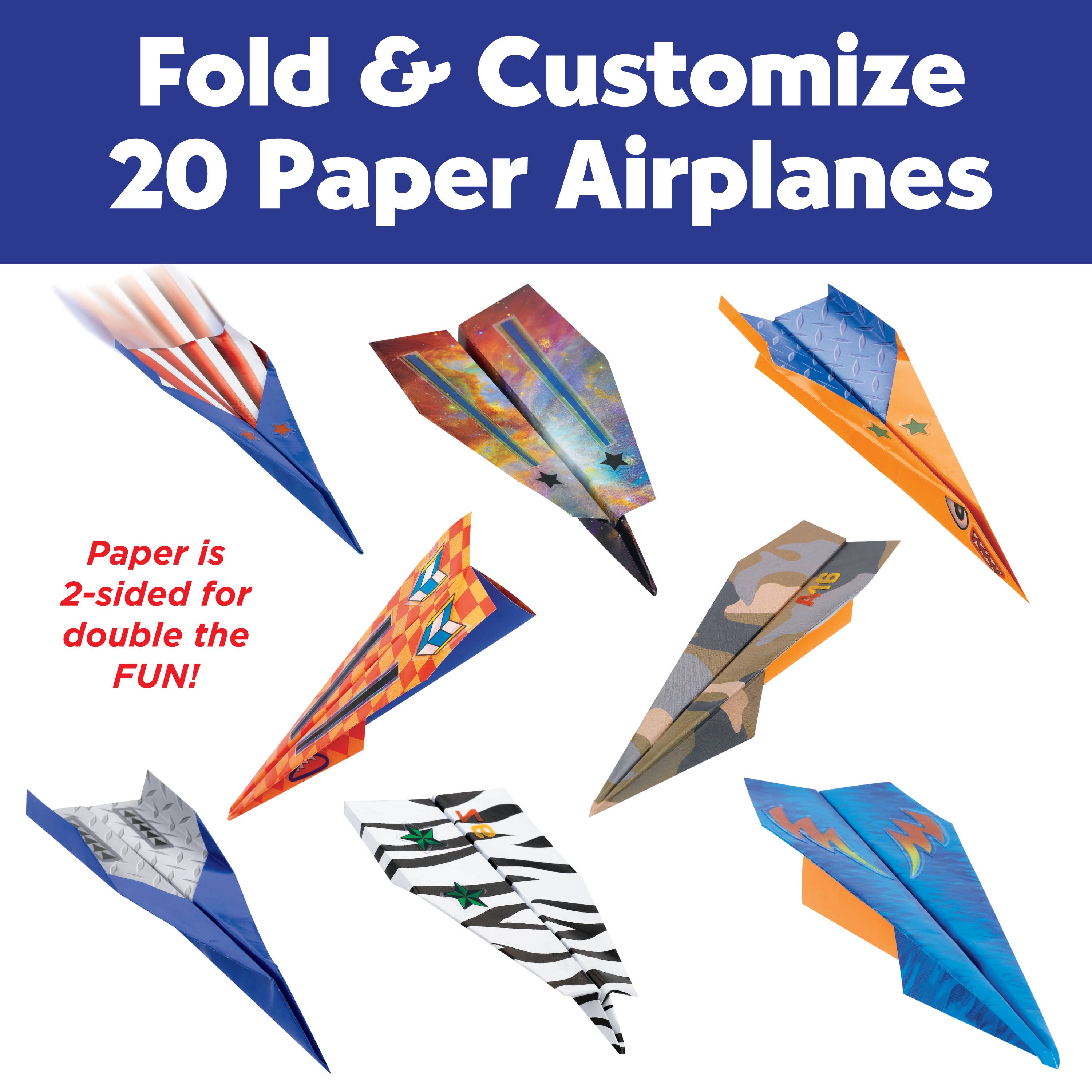 Faber-Castell / Creativity for Kids - Wholesale DIY Craft Kit - Kids - Paper Airplane Stunt Squadron Mini Craft Kit for Kids5