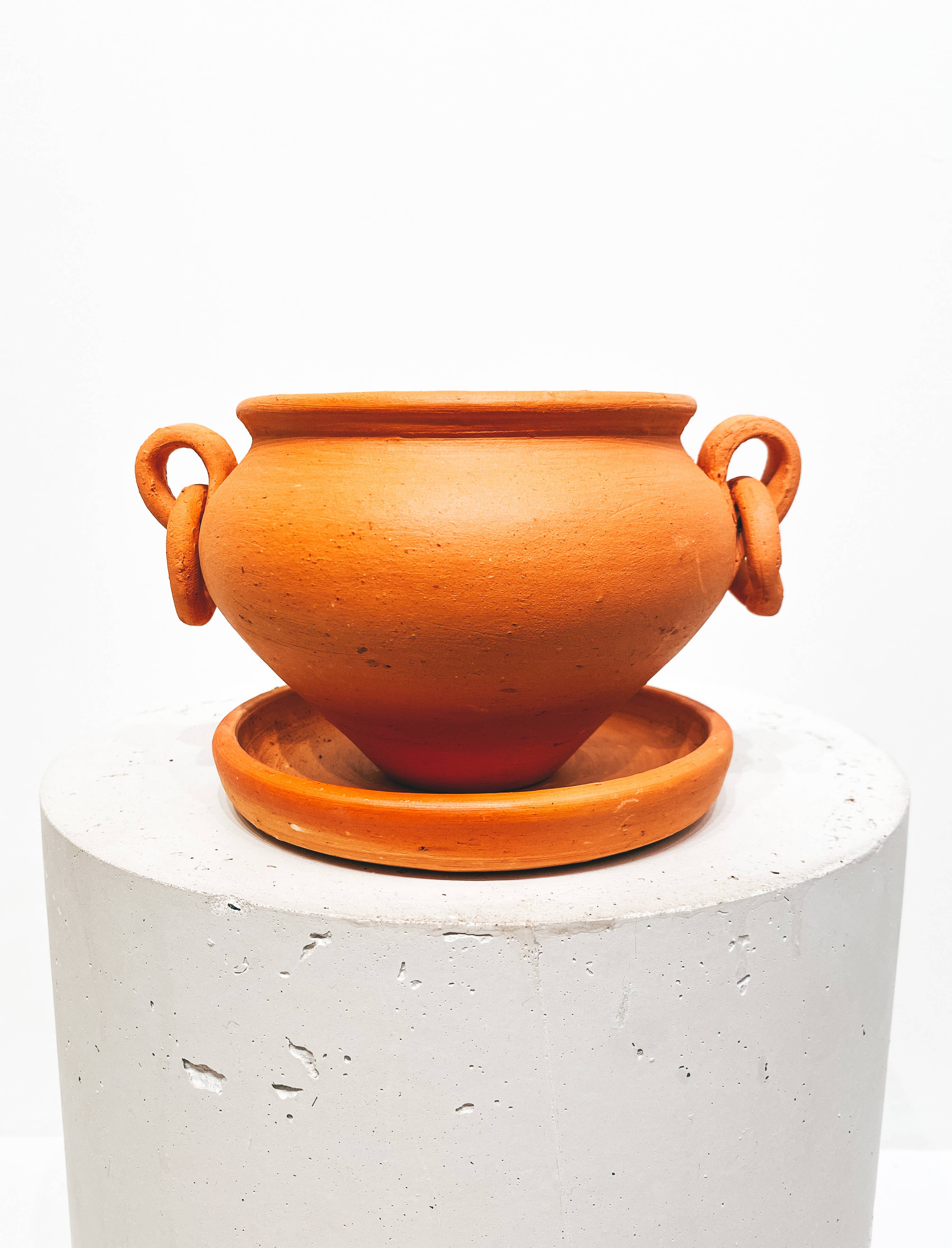 BOHO DECO - Venta al por mayor Macetas - 8 x Maceta tradicional «moyo» con pendientes D162