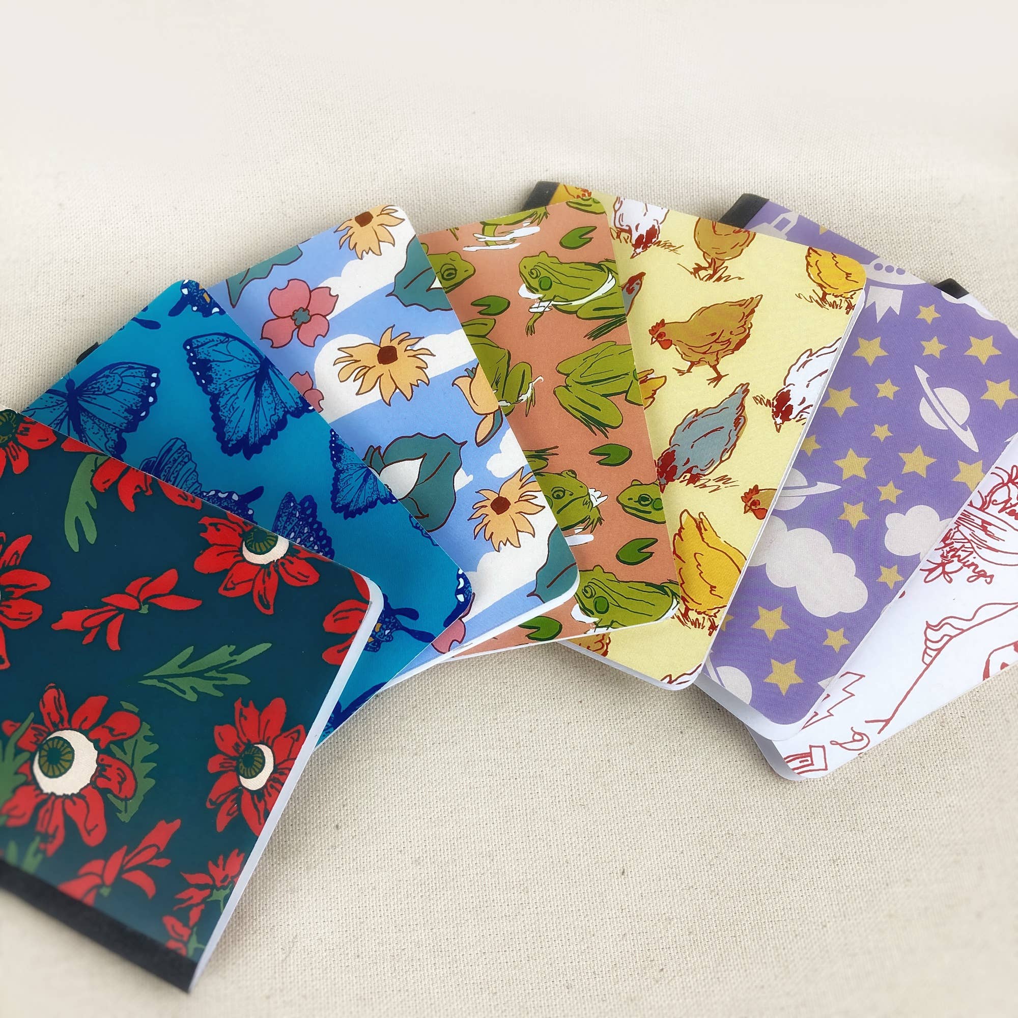 Esther Sketch - Wholesale Notebook - Chickens Notebook with Lined Paper 5"x4.5"8