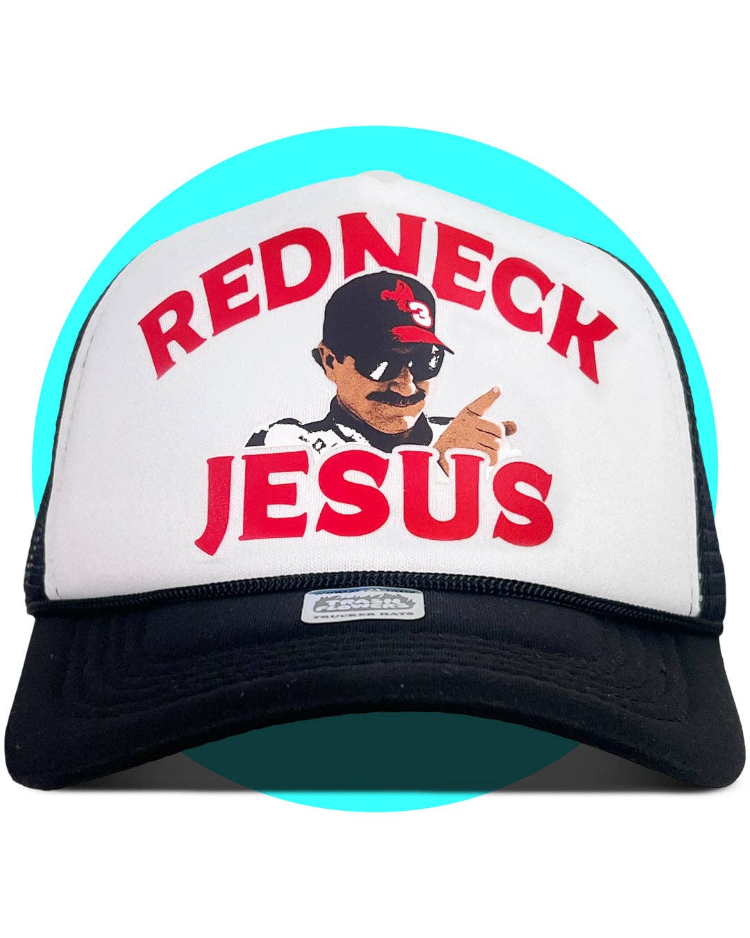 Trash Flowers Trucker Hats - Vente Casquette de camionneur – unisexe - Casquette Redneck Jesus Trucker0