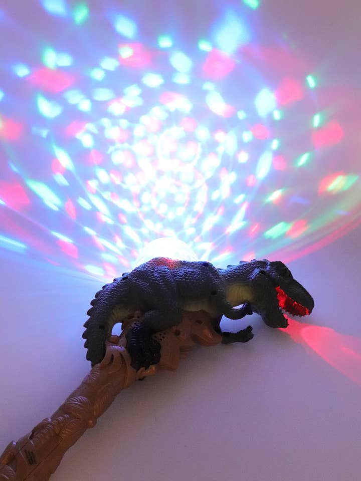 ASSORTED T-rex Dino Led Flashing Disco Balll Magic Wand for wholesale on Faire2