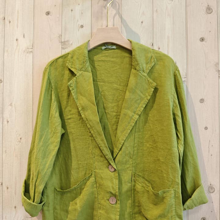 REF 17762 BLAZER TWO POCKETS 100% LINEN and other Purchase Wholesale blazer elegante. Free Returns & Net 60 Terms on Faire trending on Faire.