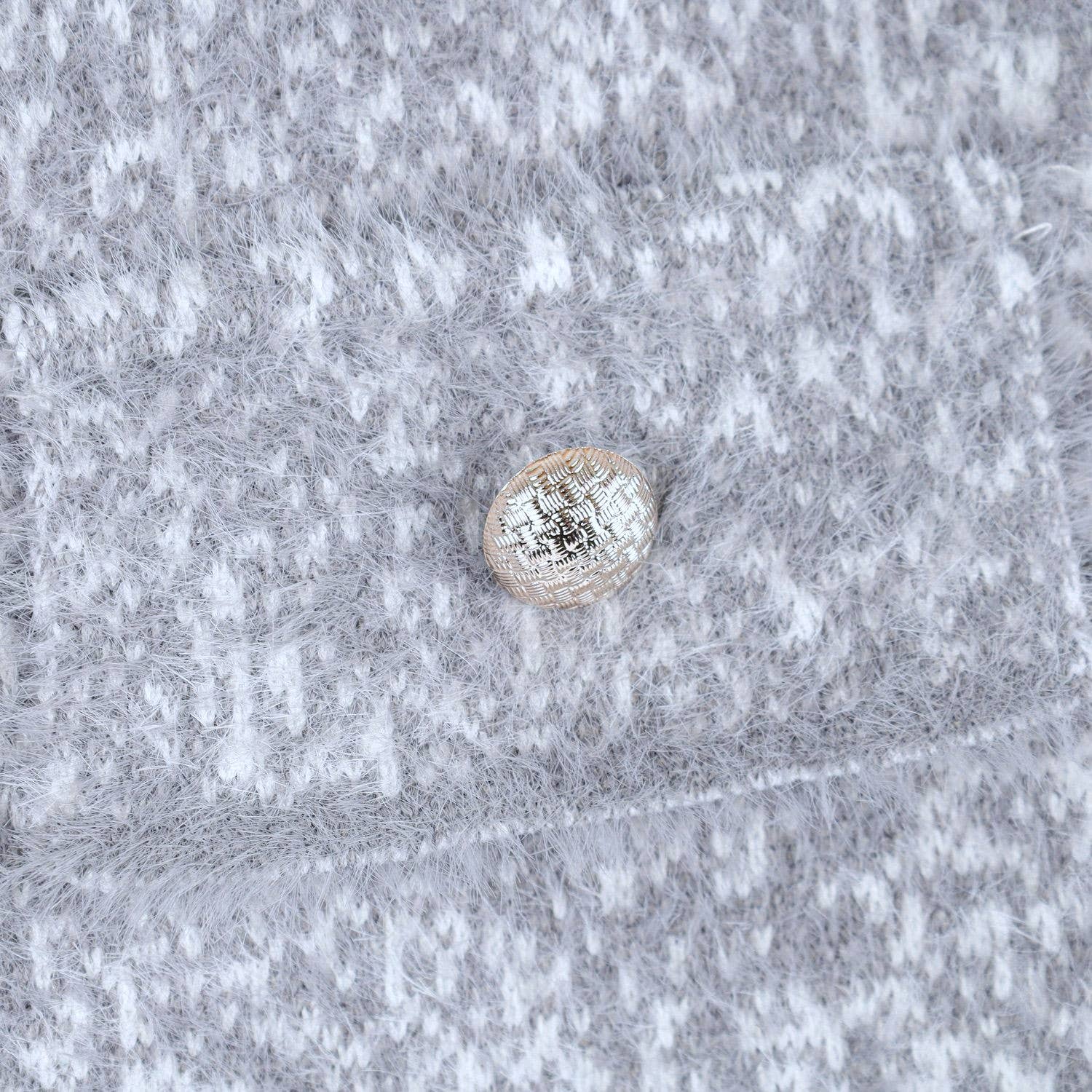 PEACH ACCESSORIES - Wholesale Cardigan - Women's - Sparkling Collar Soft Knit Pocket Cardigan SS10111