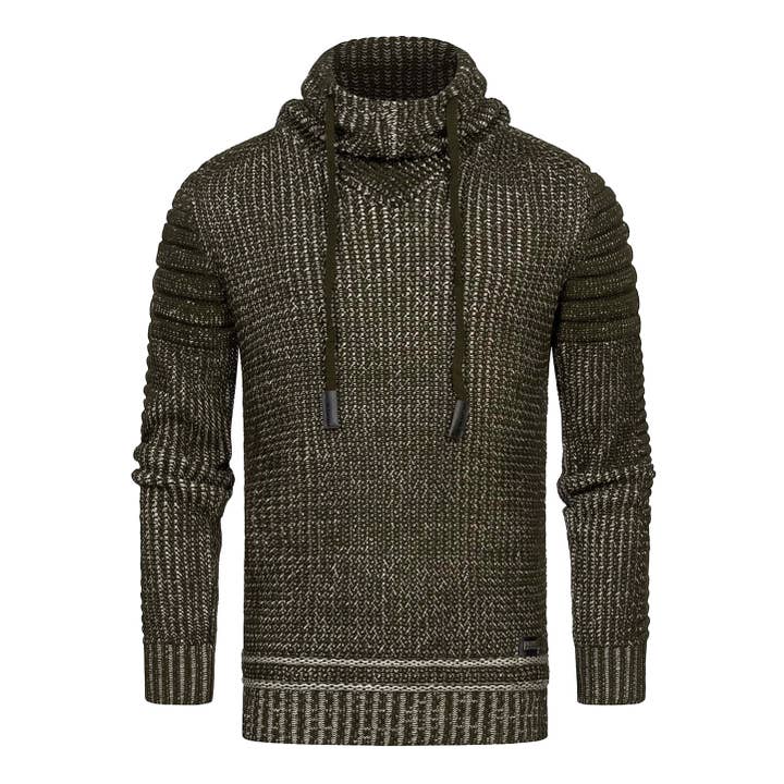 Tung grovstrik rullekrave-sweater 13293 for engroshandel hos Rusty Neal