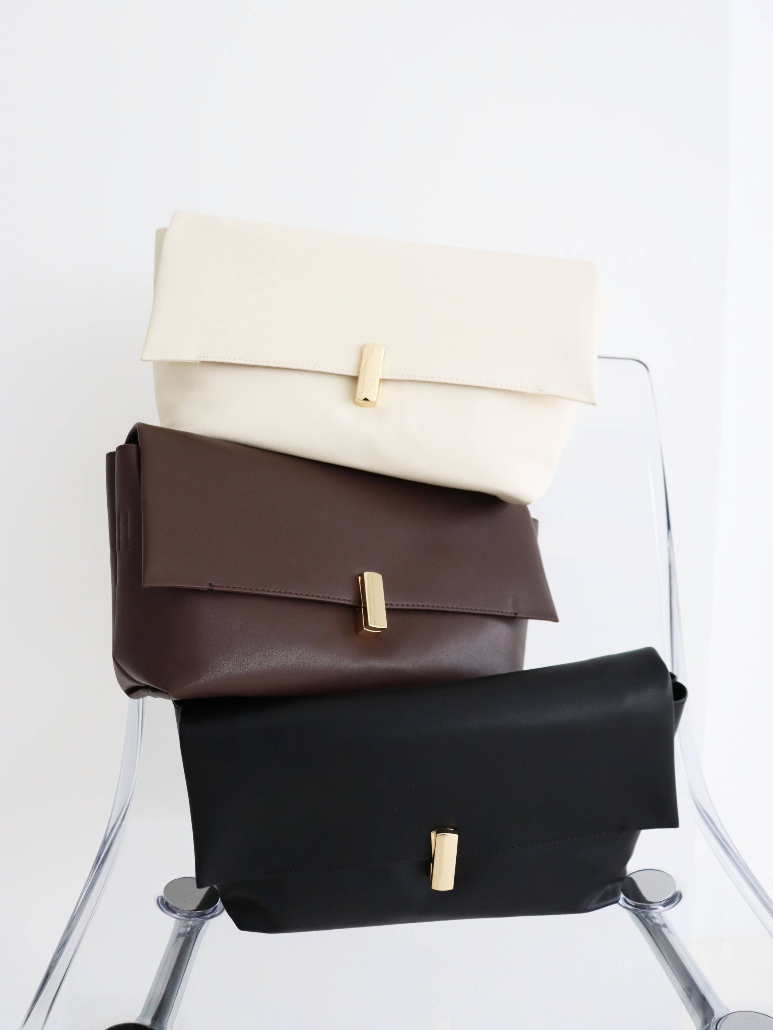 Angels Whisper Accessories - Vendita all'ingrosso Pochette - Donna - Borsa a Mano L&S Nova in Marrone5