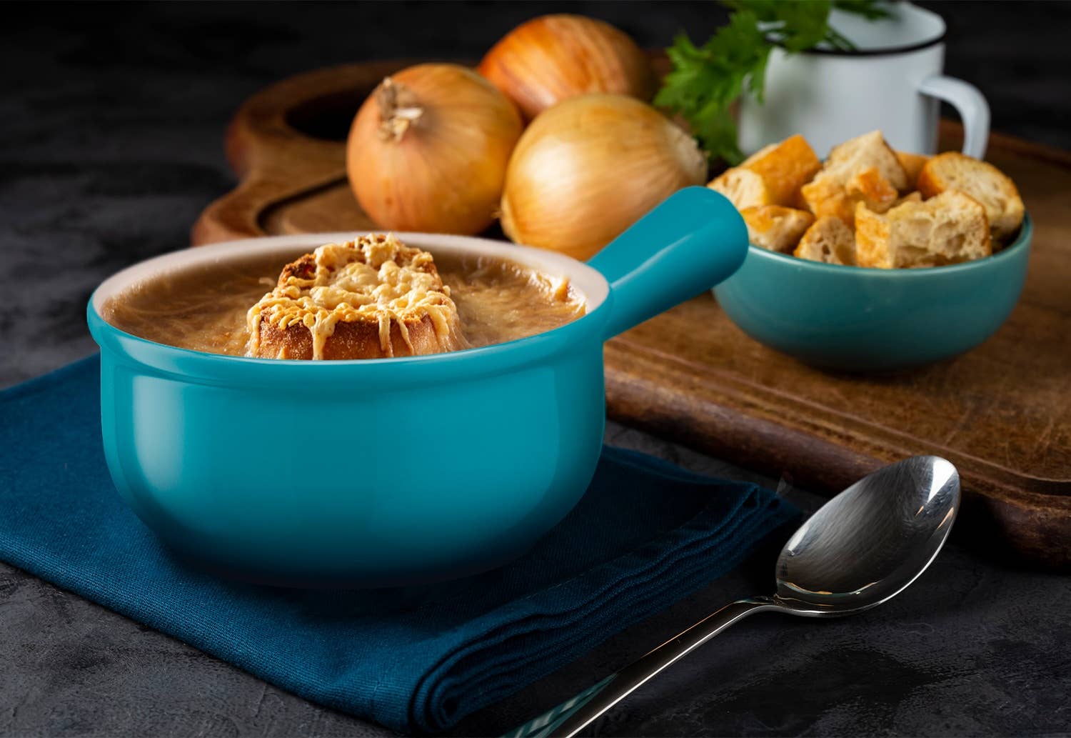 Kook - Wholesale Serve Bowl - Kook French Onion Soup Crocks, Ceramic, 18 oz, Set of 46