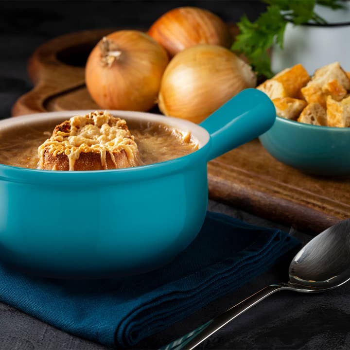 Kook - Wholesale Serve Bowl - Kook French Onion Soup Crocks, Ceramic, 18 oz, Set of 46