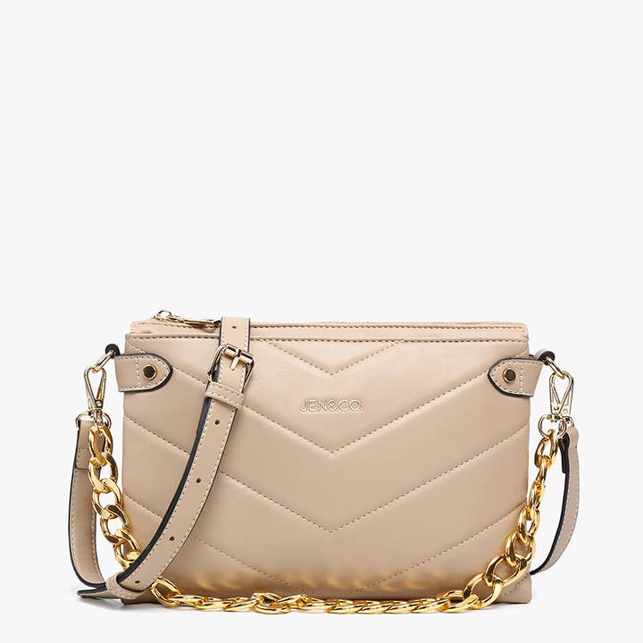 Jen & Co. – wholesale Crossbody bag – Women's – M2419 Britt Puffer Crossbody w/ Snaps10