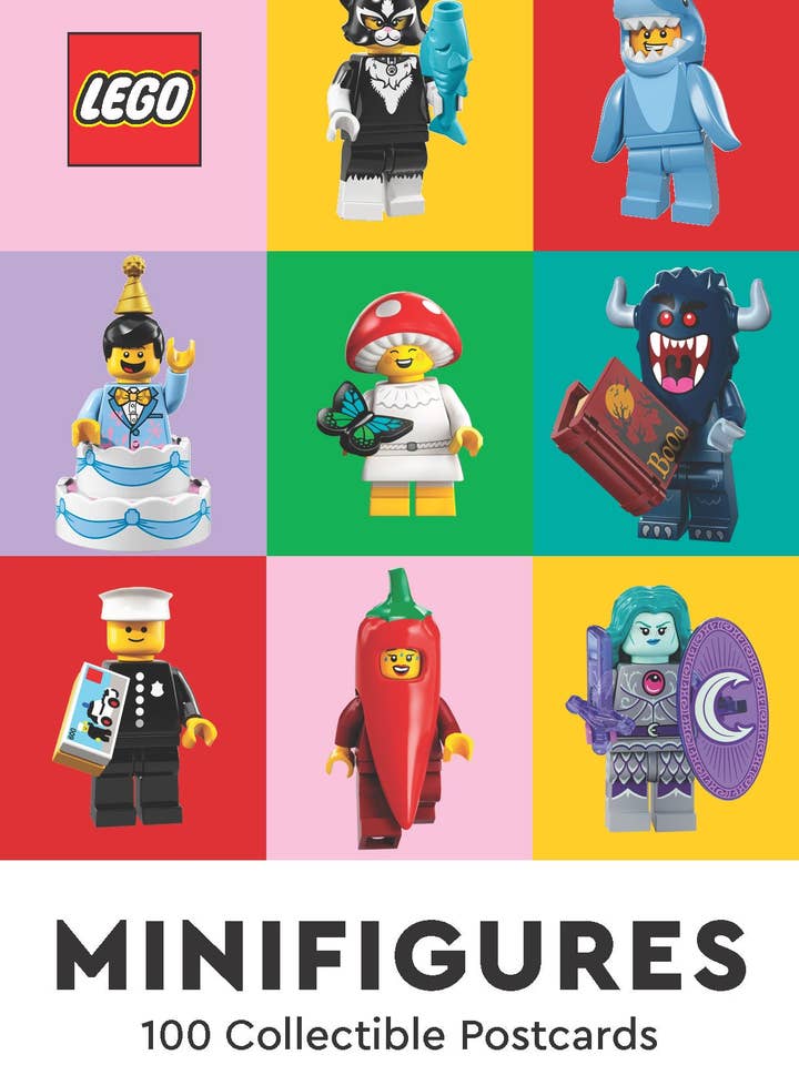 LEGO Minifigures: 100 Collectible Postcards for wholesale by Chronicle Books