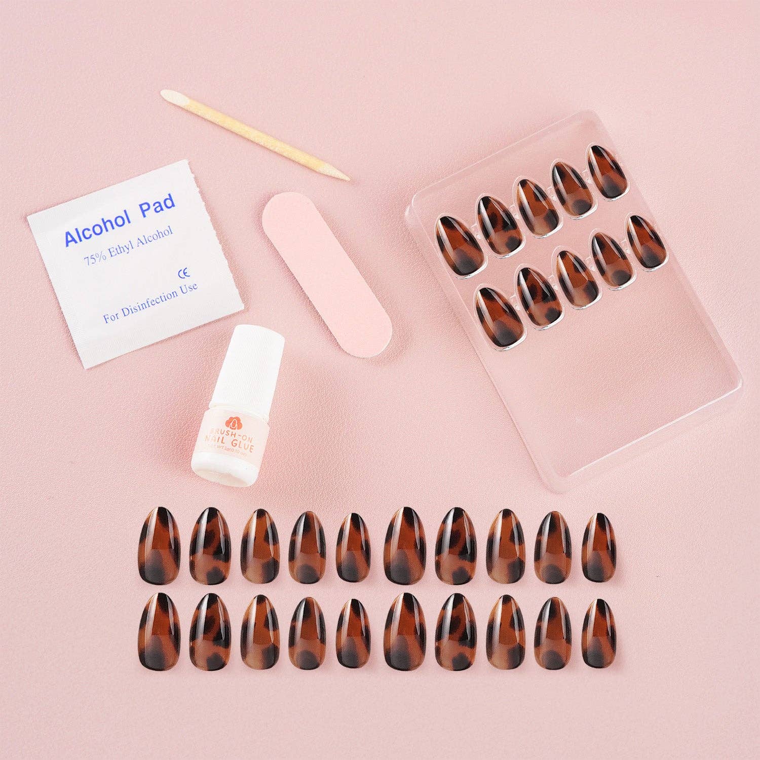 Nightie Nails - Wholesale Press-On/Fake Nails - Tortoise1