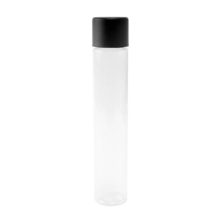 Loud Lock PET Tube w/ Cap - 90mm / 22mm - 500pc - Child Resistant - Clear Tube for wholesale by Cannatron