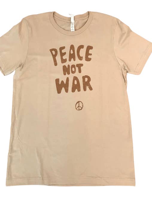 Camiseta Paz, não guerra por atacado de Smoosh