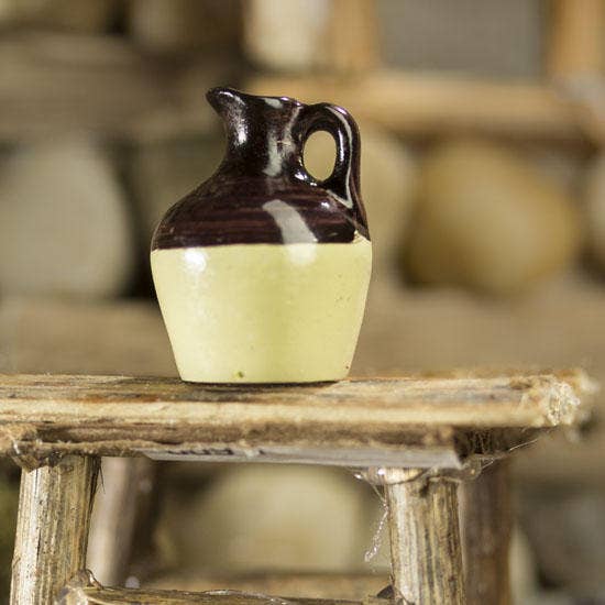 Factory Direct Craft - Wholesale Decorative Tabletop Object - 1" Miniature Brown Resin Jug1