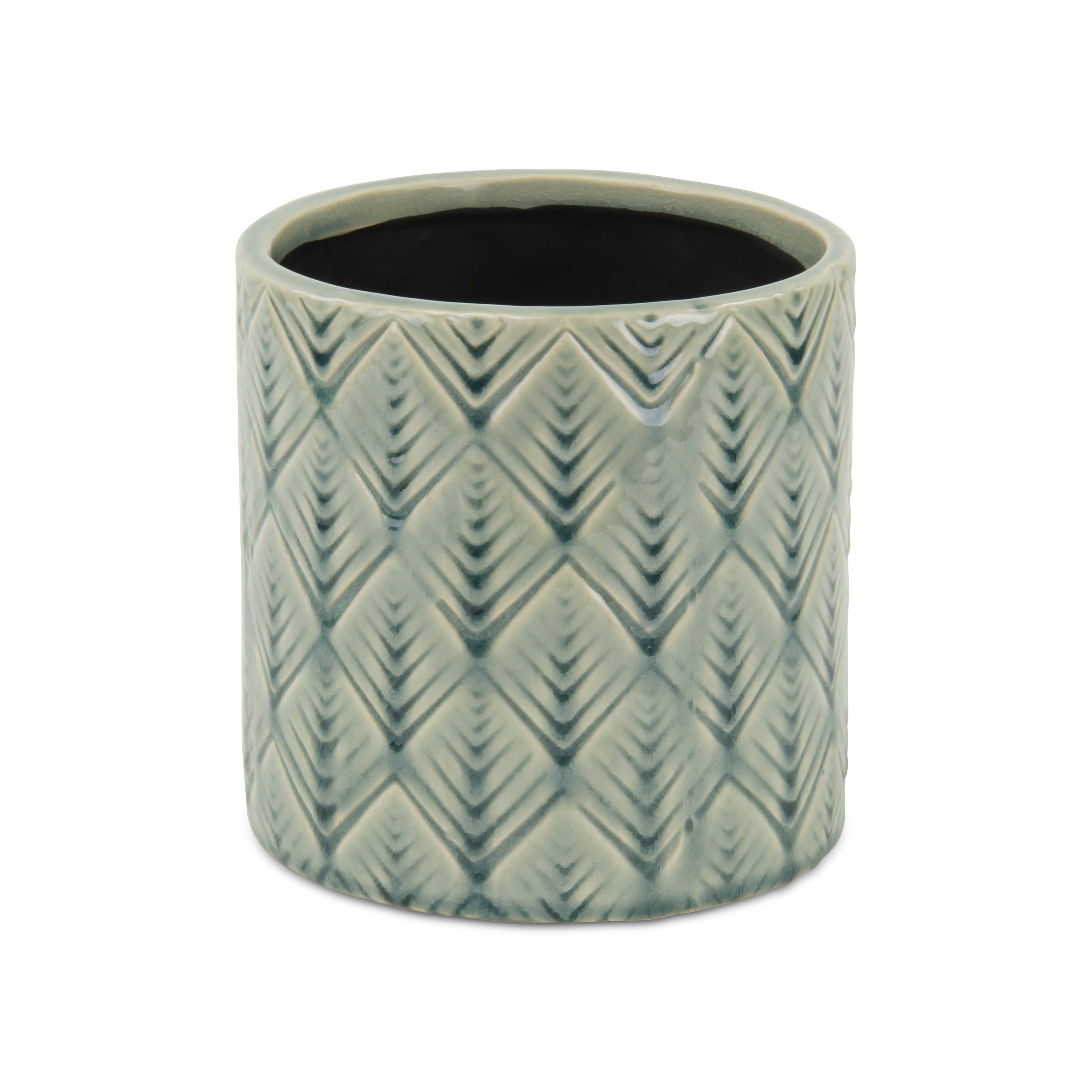 Cheungs Home Decor - Wholesale Plant Pot - Arzati Viridescent Green Pottery2