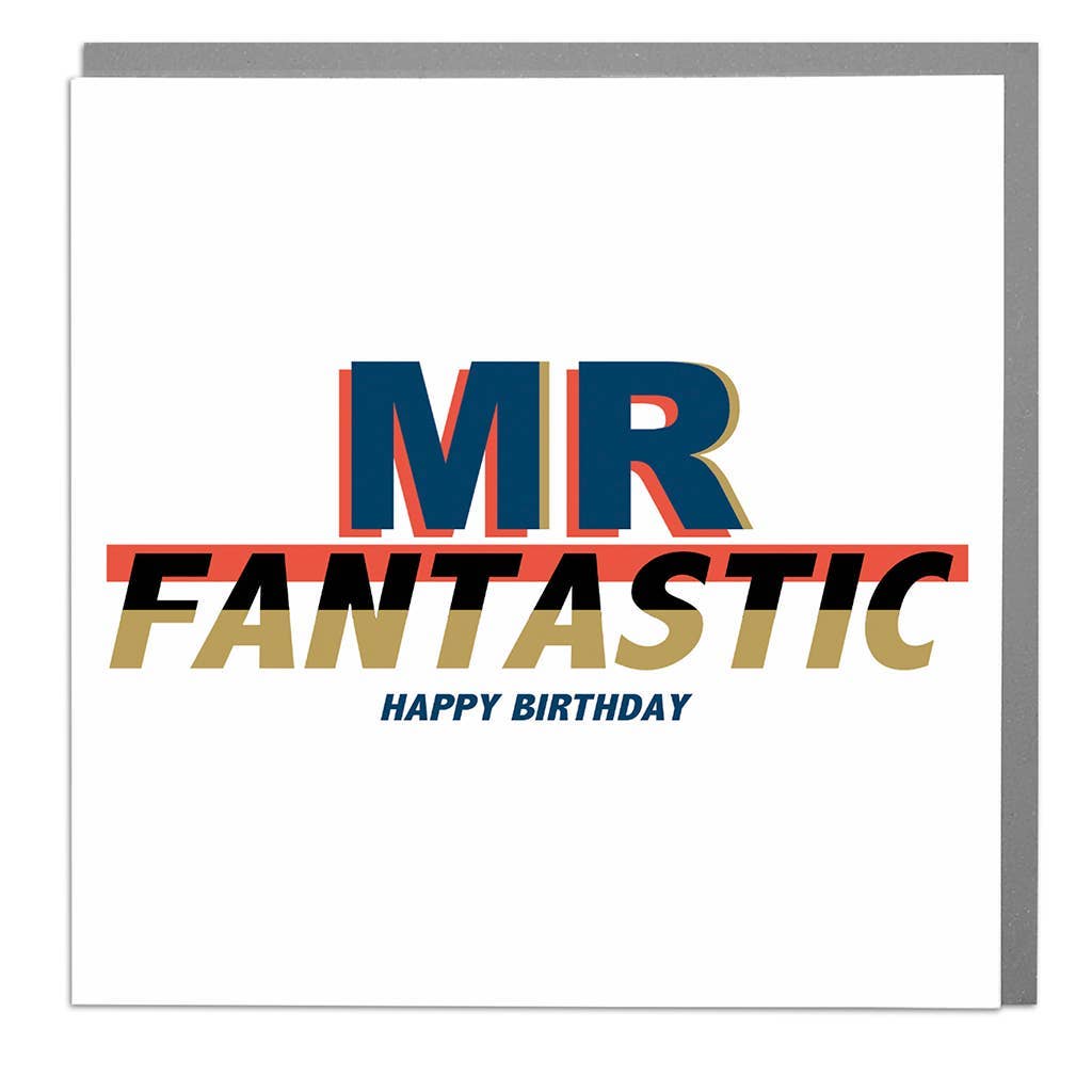 Lola Design Ltd - Wholesale Birthday Card - Mr Fantastic Card0