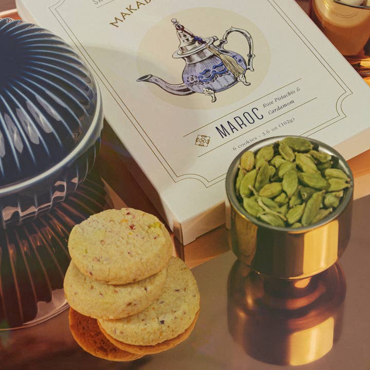 Makabi & Sons - Wholesale Cookie - Rose Pistachio Cardamom Cookies - Maroc2