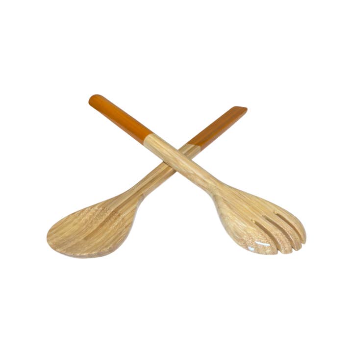 albert L. (punkt) Inc. - Wholesale Serving Utensil - Large Bamboo Server Set19