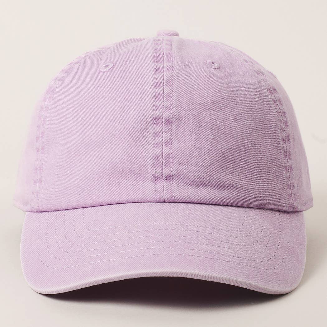 Fashion City - Wholesale Baseball Cap - Women's - Pastel Tone Pigment Dyed Cotton Baseball Dad Cap4