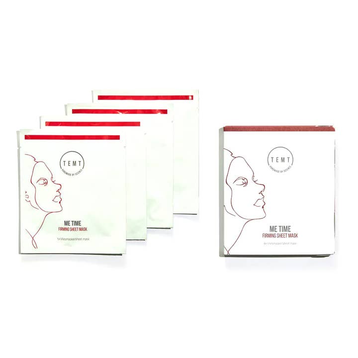 Masque en tissu raffermissant ME TIME pour la vente par TEMT Beauty