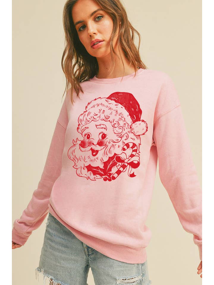 Honestee - Wholesale Sweatshirt - Women's - Santa Claus Long Sleeve Sweatshirt5