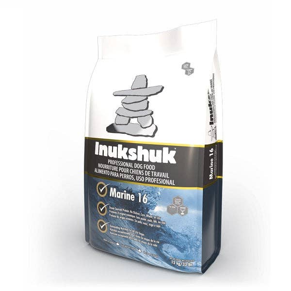 Inukshuk nourriture pour chien marine 16/poisson format 15 kg pour la vente par La boite à Penny