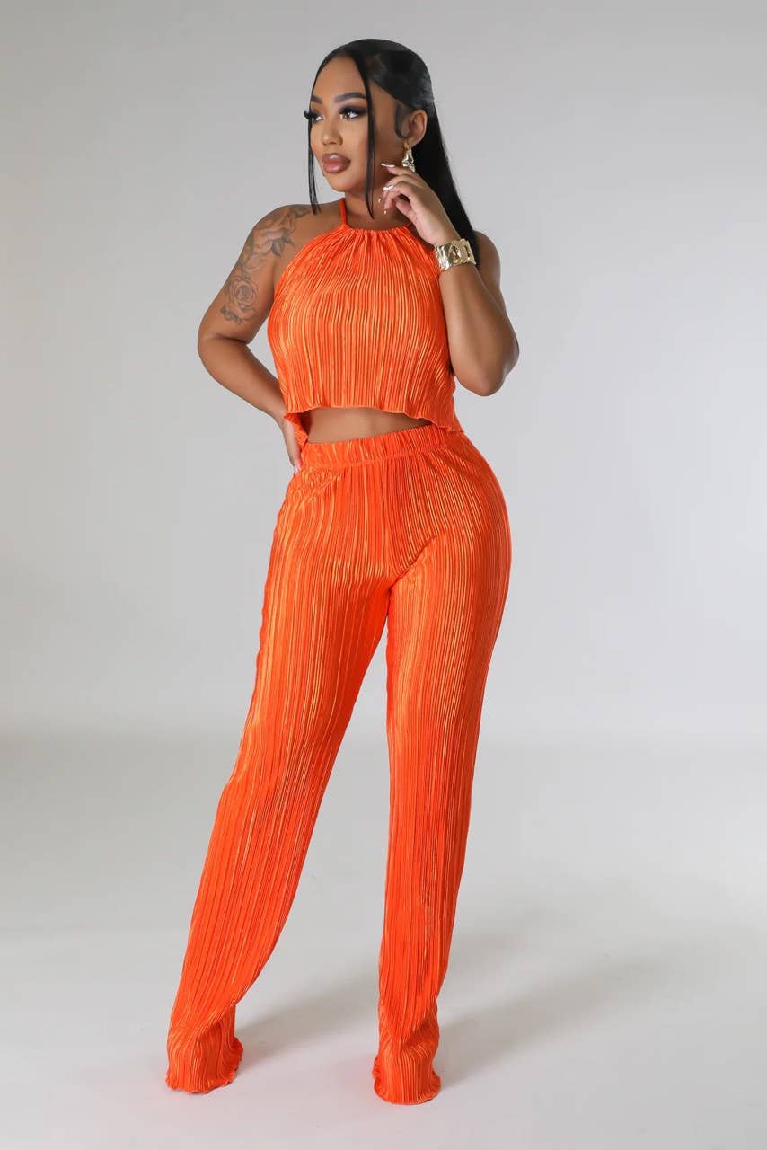 Boswell - Venta al por mayor Conjuntos de top y pantalón (NO para estar en casa) - Mujer - Conjunto de tirantes y pantalones Bodre Crop12