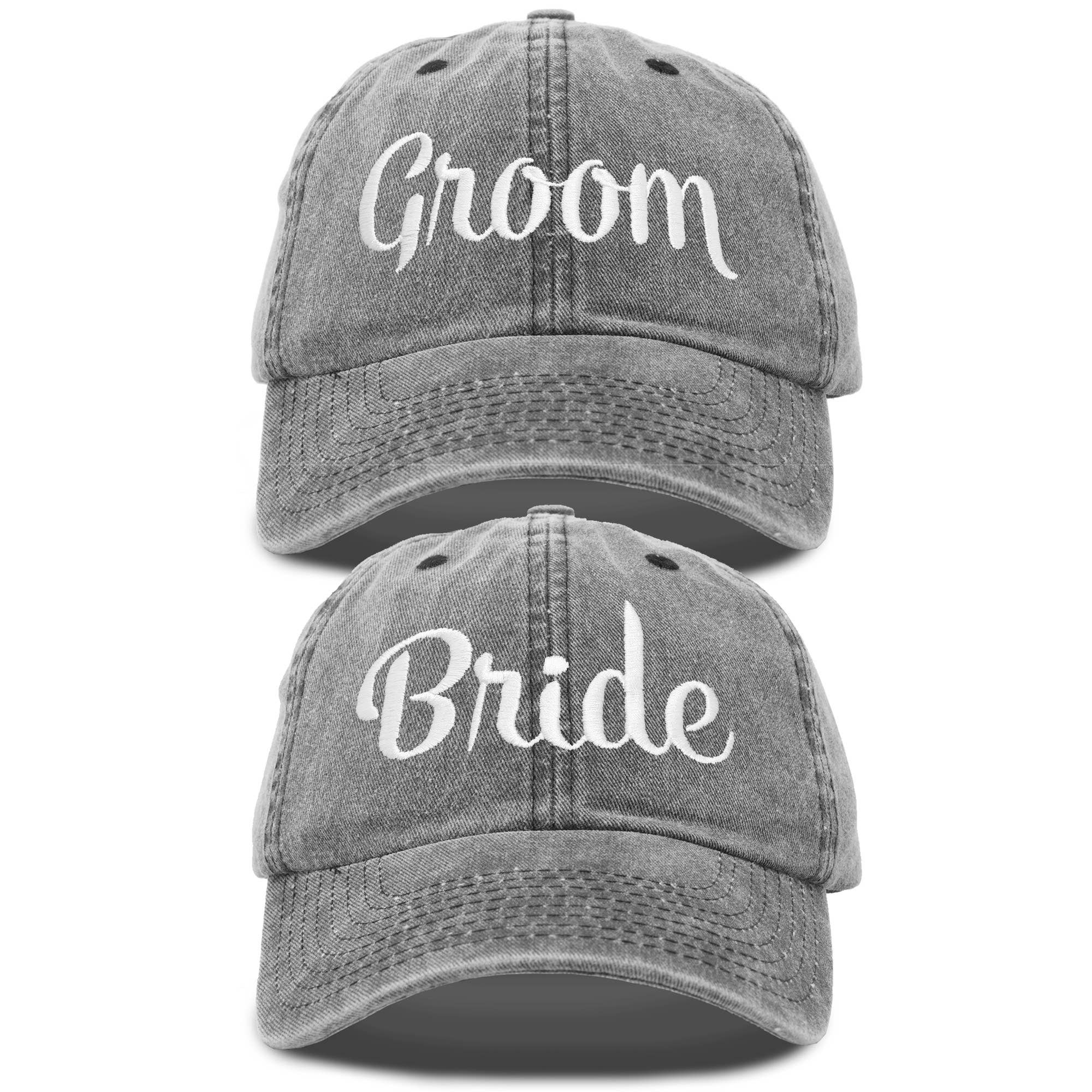 Dalix - Venta al por mayor Gorra de béisbol - Unisex - DALIX Novia Novio Papá Sombreros Gorras De Béisbol Gorras De Boda Recién Casados4