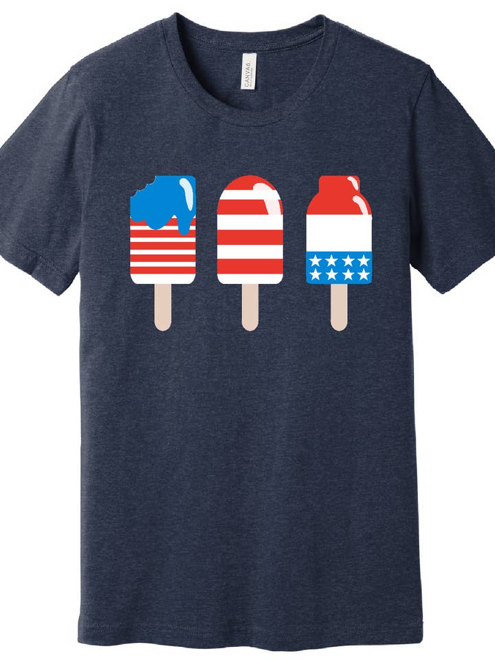 T-shirt graphique Patriotic Popsicle pour la vente par TnT Apparel
