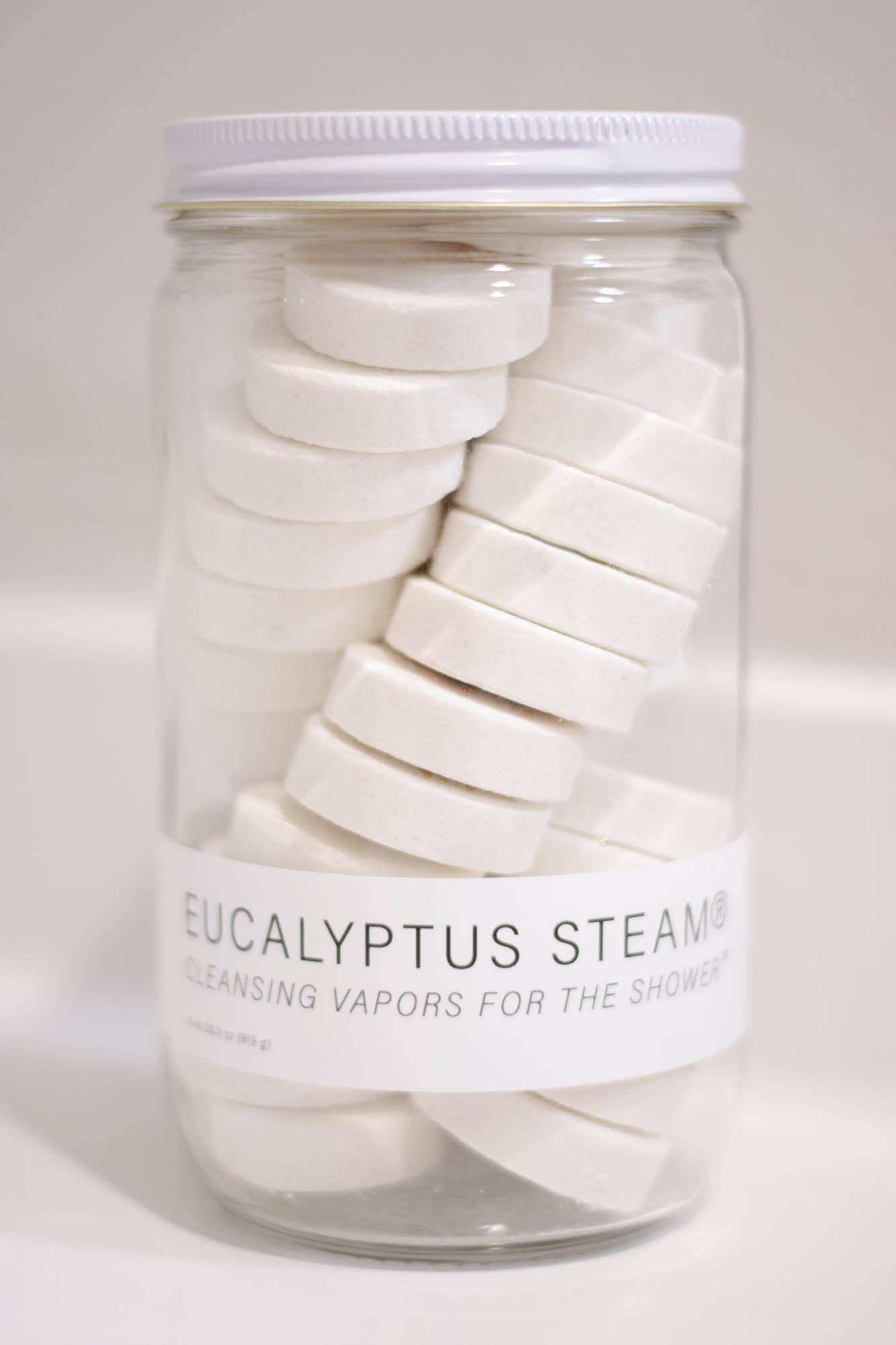 No Tox Life - Wholesale Shower Steamer/Bomb - EUCALYPTUS STEAM® Cleansing vapors for the shower® - Bulk Jar - No Tox Life0