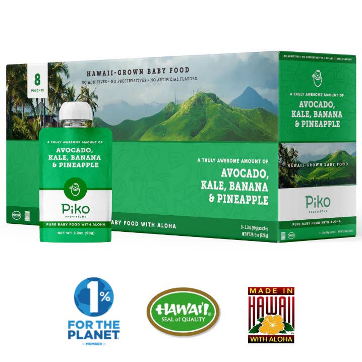 Piko Provisions - Wholesale Fruit Snacks - Avocado, Kale, Banana & Pineapple3