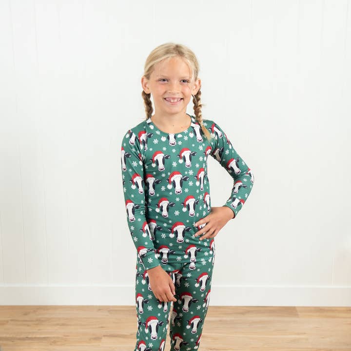 Santa Cows & Snowflakes Toddler/Youth Pajama Set and other Purchase Wholesale big dreams little jammies. Free Returns & Net 60 Terms on Faire trending on Faire.