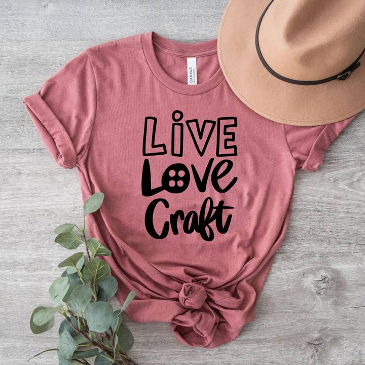 Live Love Craft Shirt for wholesale by Himalayan Hymns