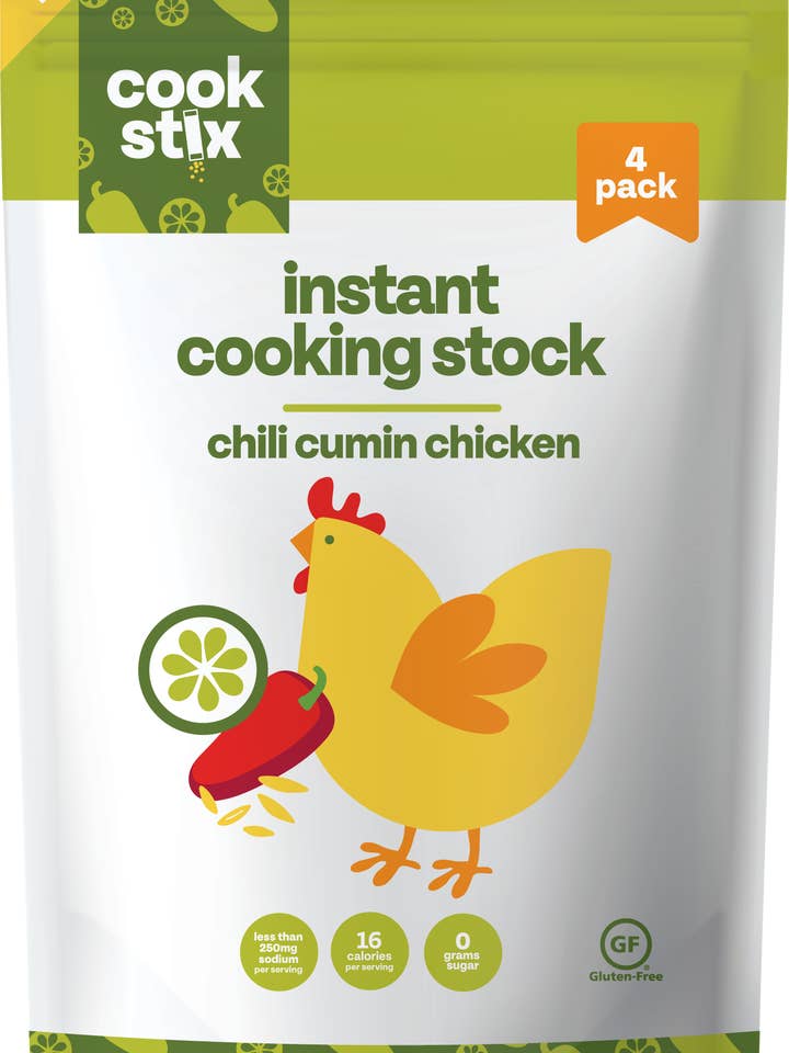 Chili Cumin Chicken Stock - 4 Stix for wholesale by Cookstix