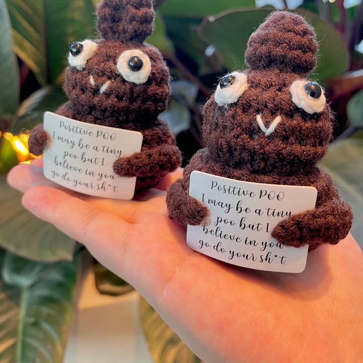Anh2 LTD - Wholesale Stuffed/Plush Toy - Kids & Baby - Crochet Big Putt Booty Positive Poo, Emotional Support
