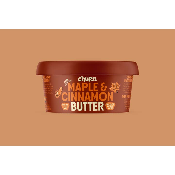 Maple & Cinnamon Butter for wholesale by Churn Foods