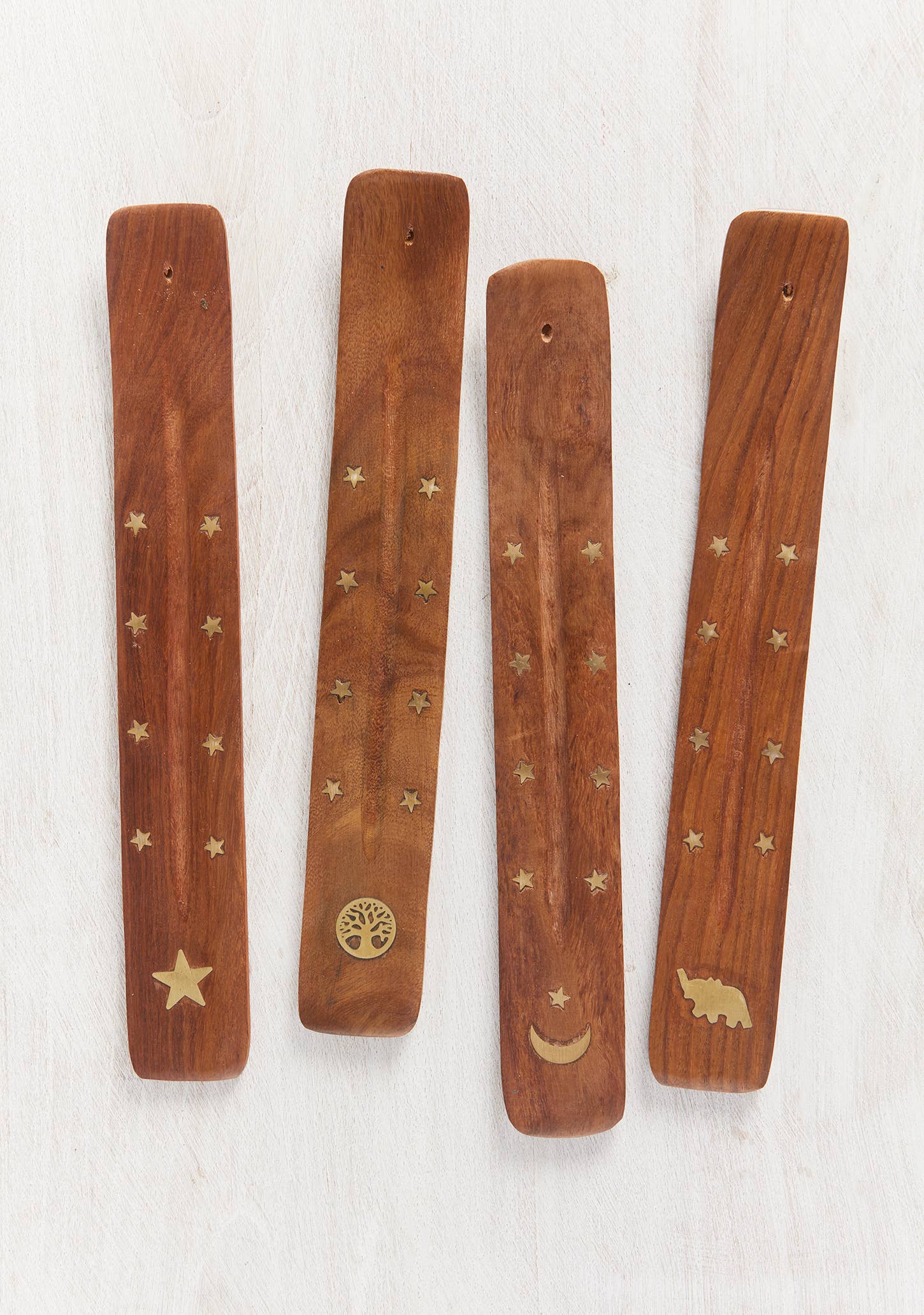 Namaste - Wholesale Incense holder - Incense Holder, Natural, Brass Motif1