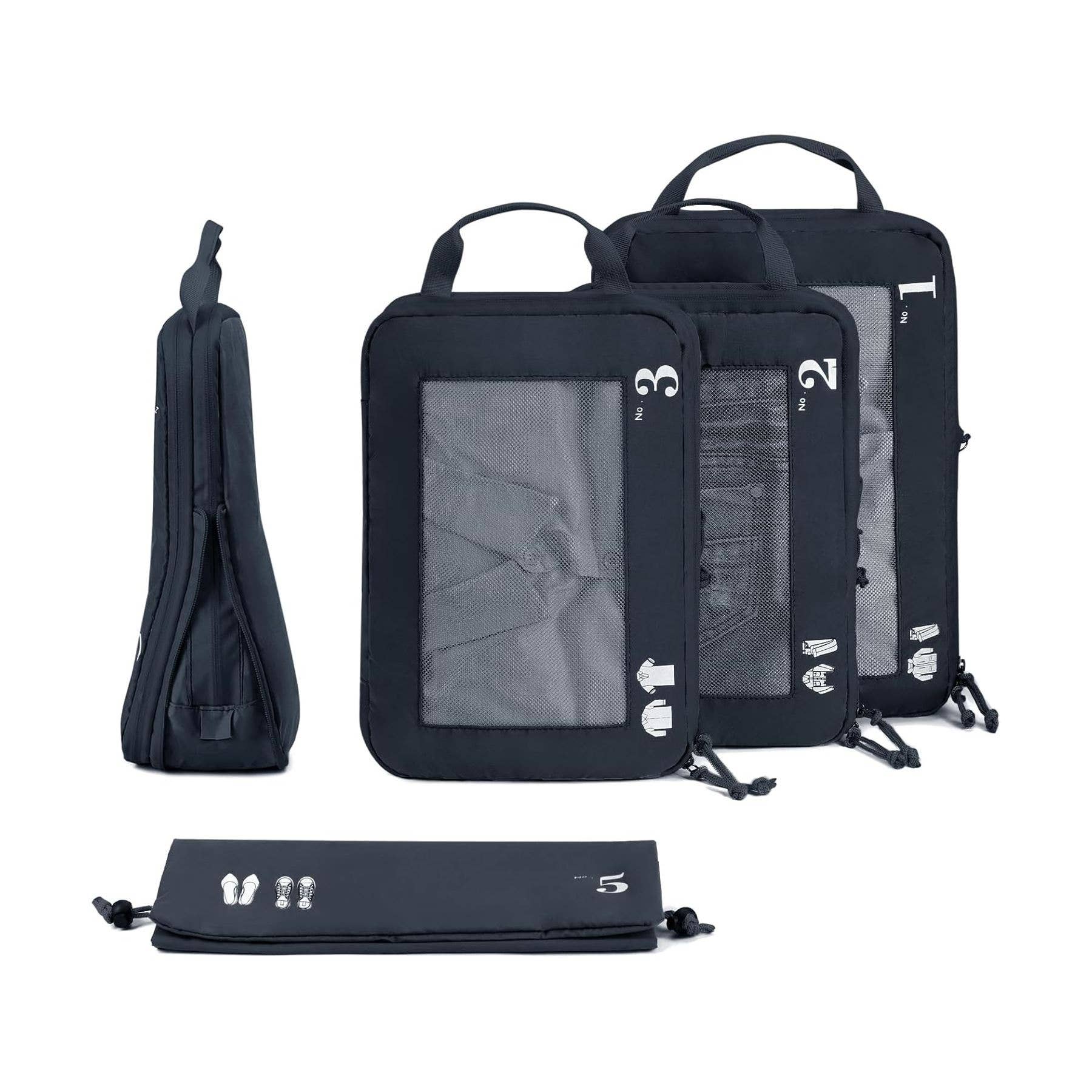 NARWEY INC - Wholesale Packing Cube - 5 Set Compression Packing Cubes for Suitcases Organiser Bags26