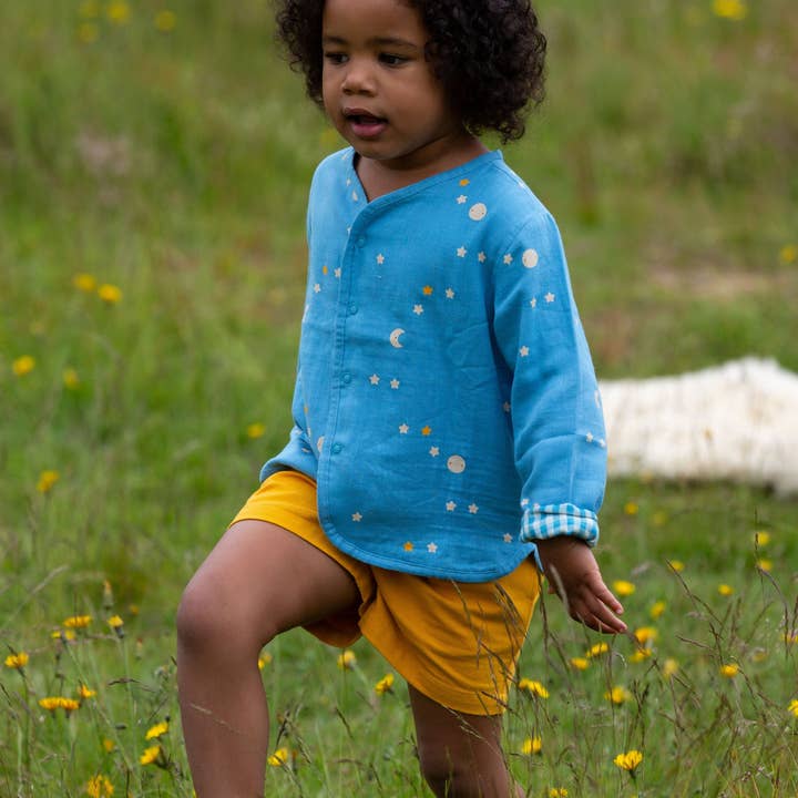 Dawn Reversible Collarless Spring Jacket for wholesale by Little Green Radicals