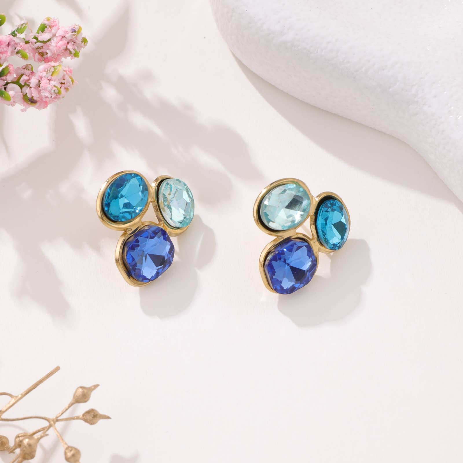 Lovelika - Wholesale Single Earring - Stud earrings - Naïma1